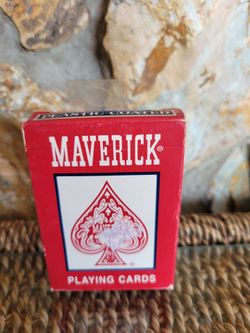 Vintage Maverick Poker Playing Cards Hoyle No. 1205 Red, White & Blue Sealed New