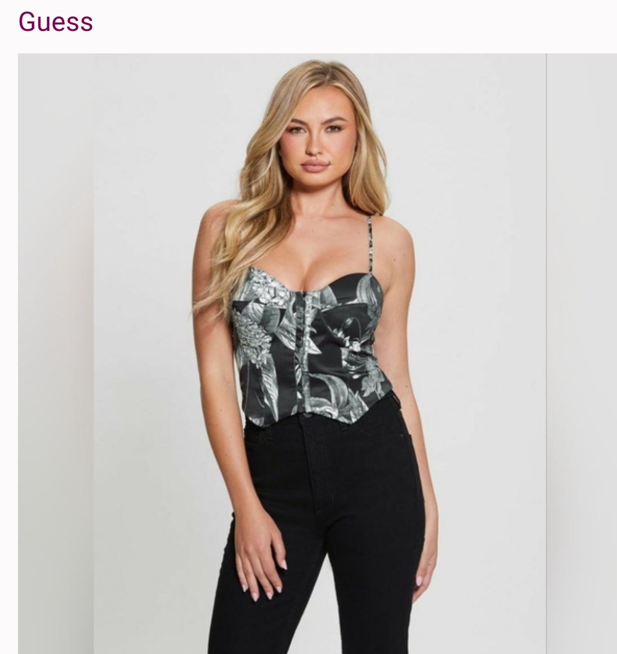 GUESS (new) Eco Maia Corset Top