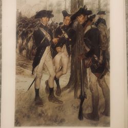 Vintage The American Soldier 1782 Photo Print-Good For Framing Approx 9x13” VGC