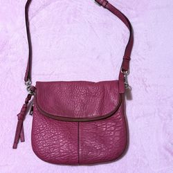 Crossbody Purse Red Leather  Vince Camuto