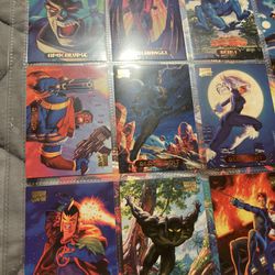 Marvel masterpieces  cards +