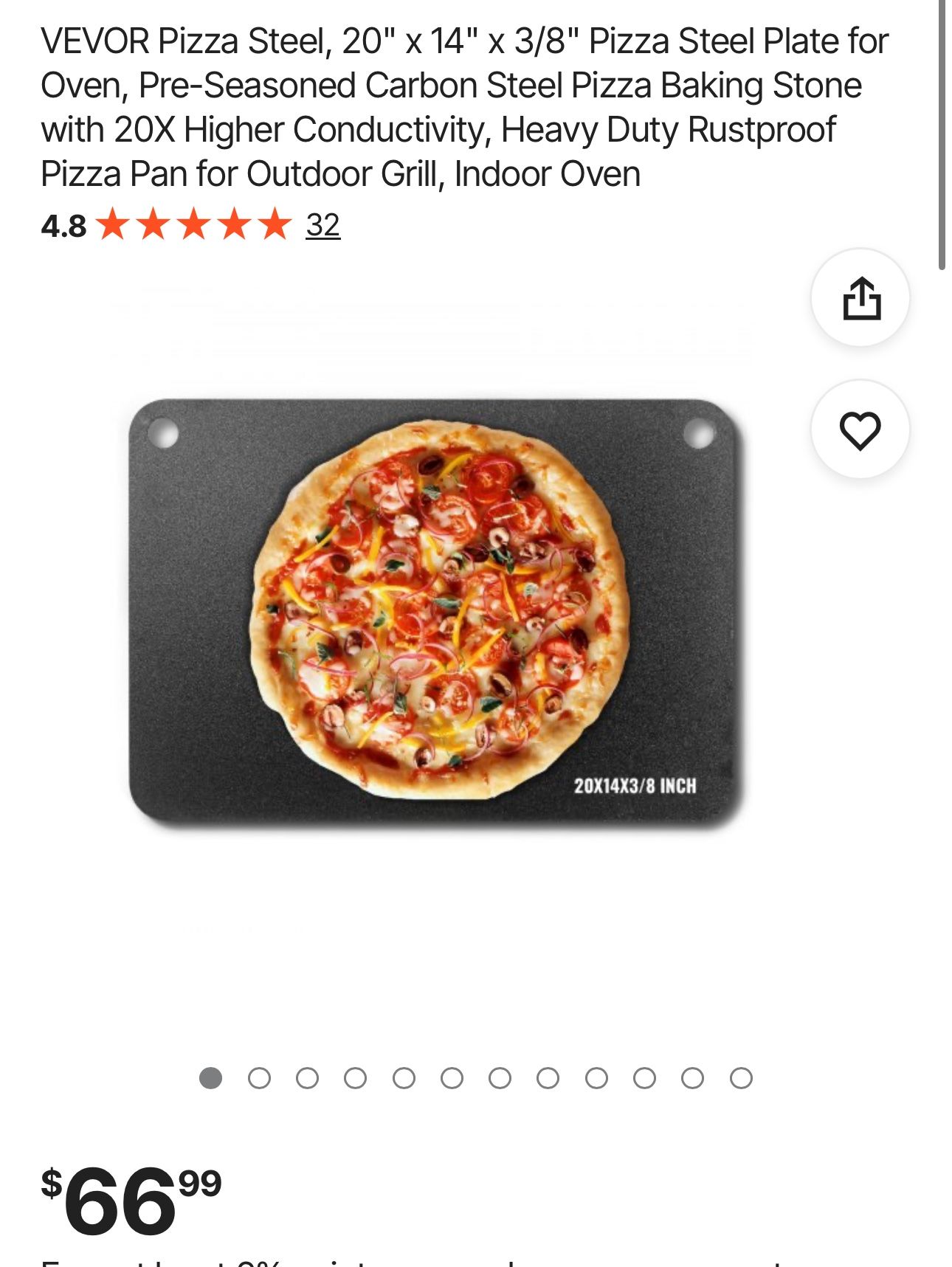 Pizza Steel Plate
