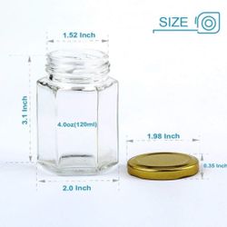 30 4oz Jars 