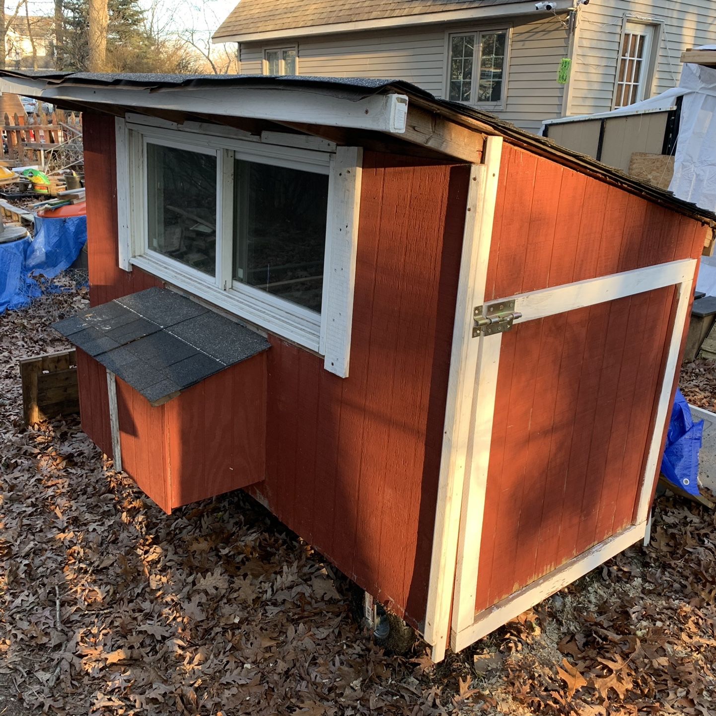 Rolling Mobile Chicken Coop