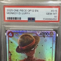 Monkey.D.Luffy OP12-015 One Piece Legacy Of The Master