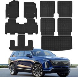 Floor Liners Trunk Backrest Mat Set for 2026 Cadillac Vistiq EV