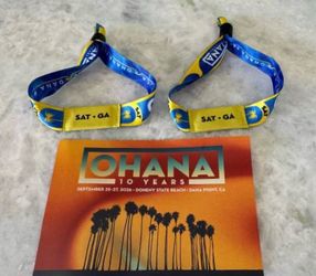 Ohana Fest 2026 – 3-Day GA Wristband – $550 OBO