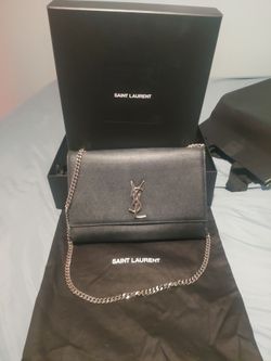 YSL saint laurent cuban link wallet/purse AUTHENTIC!!!