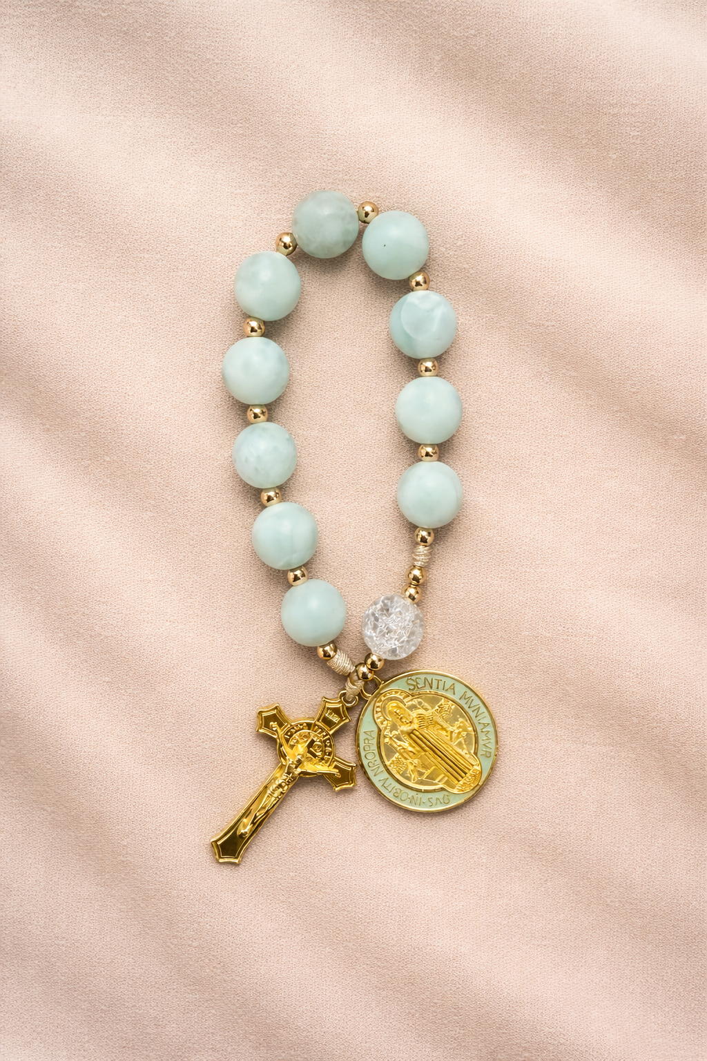 Green Moonstone Decade Rosary