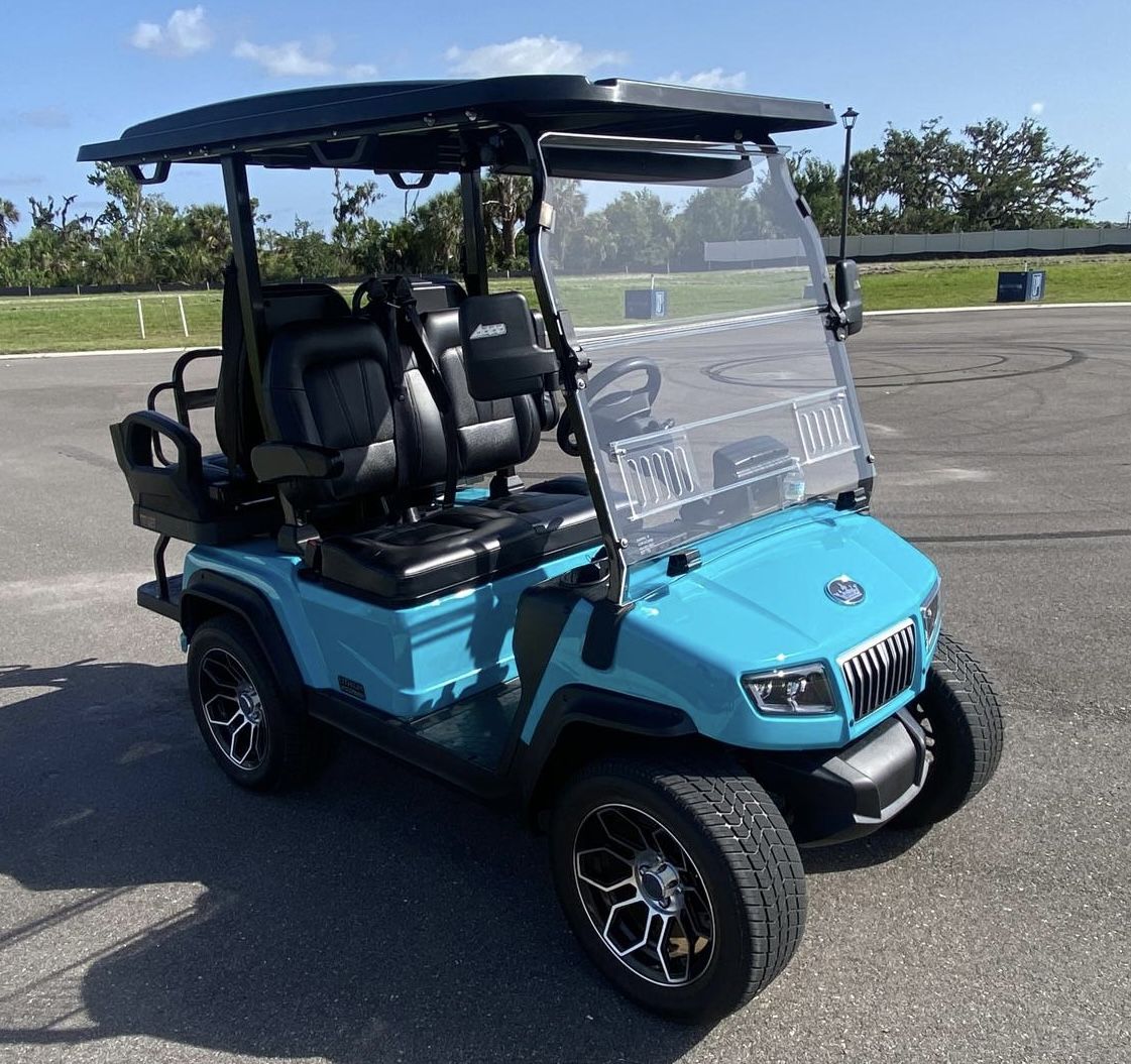 Electric Golf Cart Evolution 2024 Sky Blue