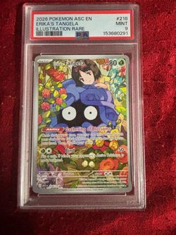 🔥 2026 Pokémon Erika’s Tangela #218/217 — Ascended Heroes 🔥