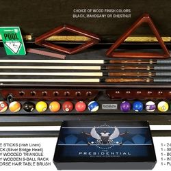 Presidential billiard Accessories