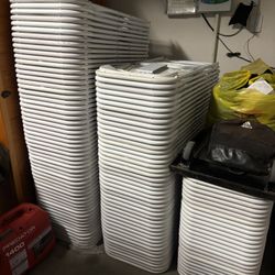 White Folding Chairs 