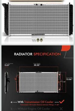 radiator 2000-2005 Buick LeSabre and the 2000-2005 Pontiac