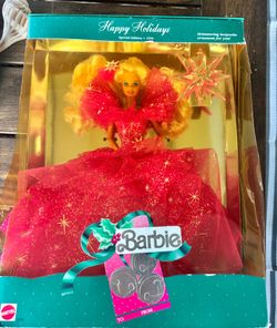 1990 Happy Holidays Barbie