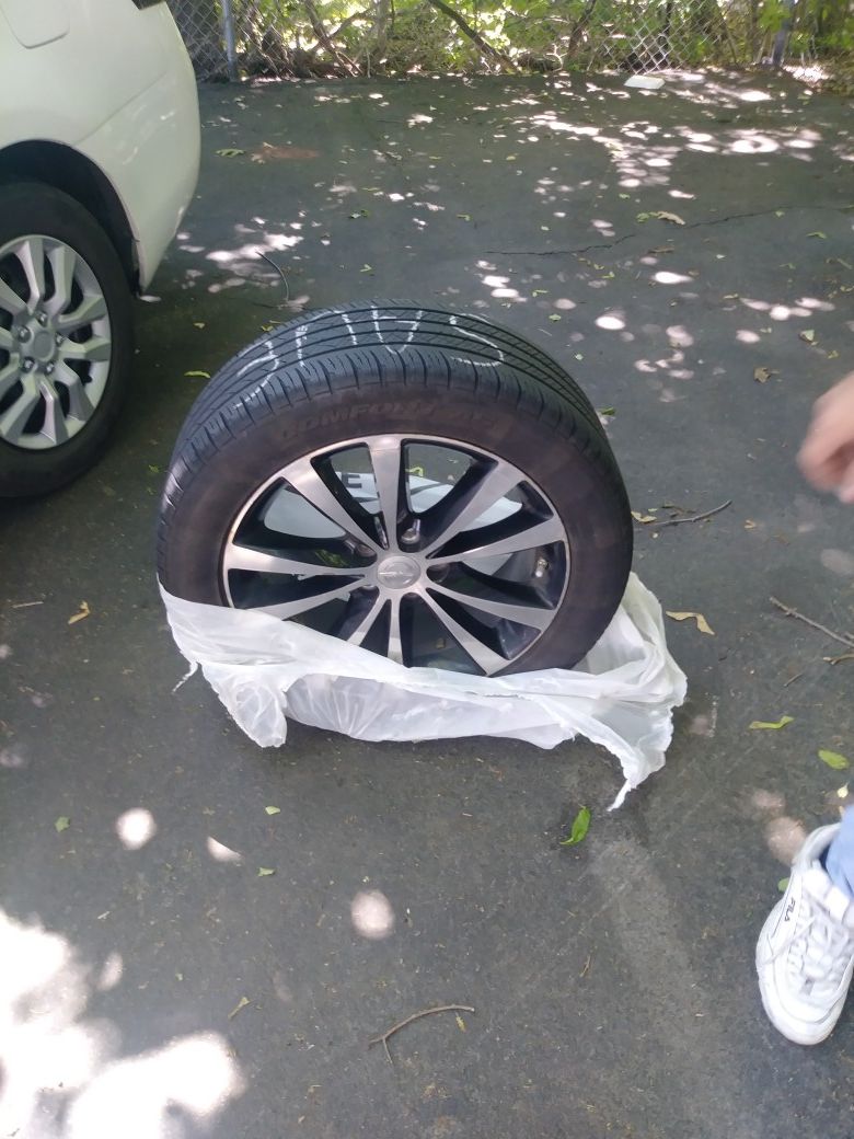 Rims with tire