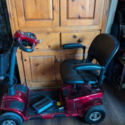 Red Electric Scooter