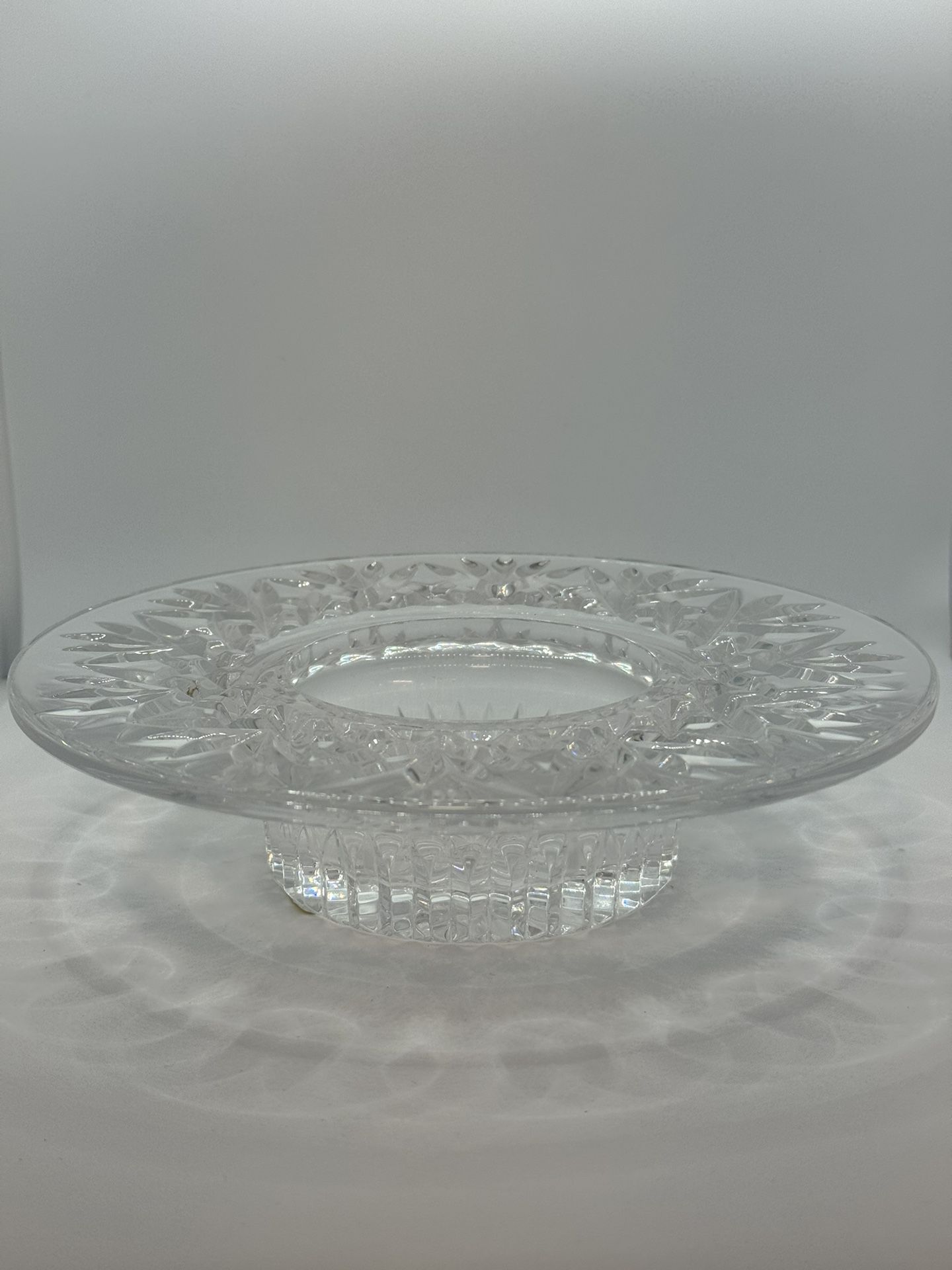 Waterford  Crystal Bethany Pillar Candle Holder 8in