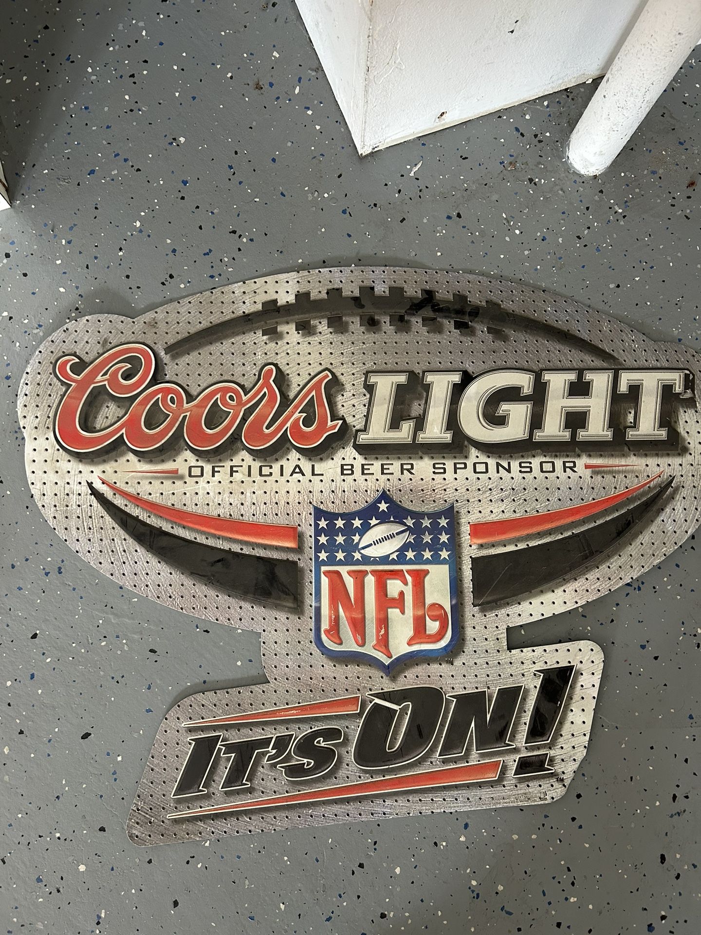 NFL coors Light Sign