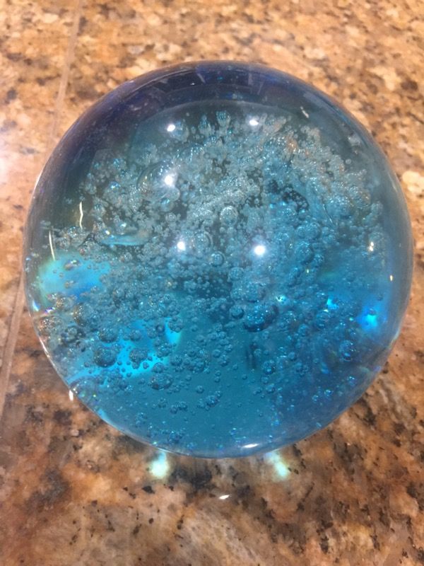 Glass paperweight
