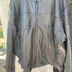 Motorcycle leather Jacket