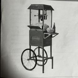 Vintage 10 Oz Pop Corn Cart