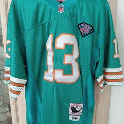 Dan Marino NFL 75 Anniversary Miami Dolphins Jersey Mitchell And Ness Stitched 