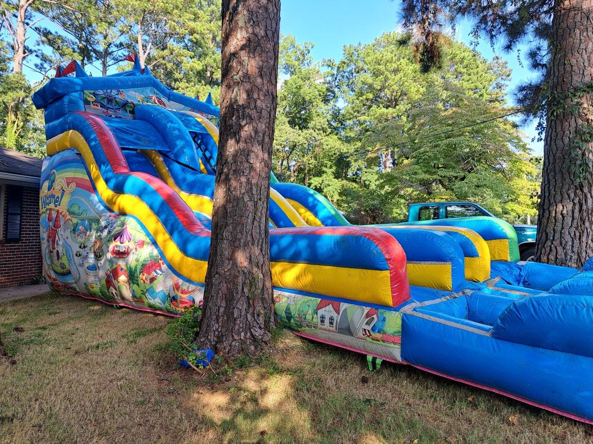 18ft Dual Water Slide 1100