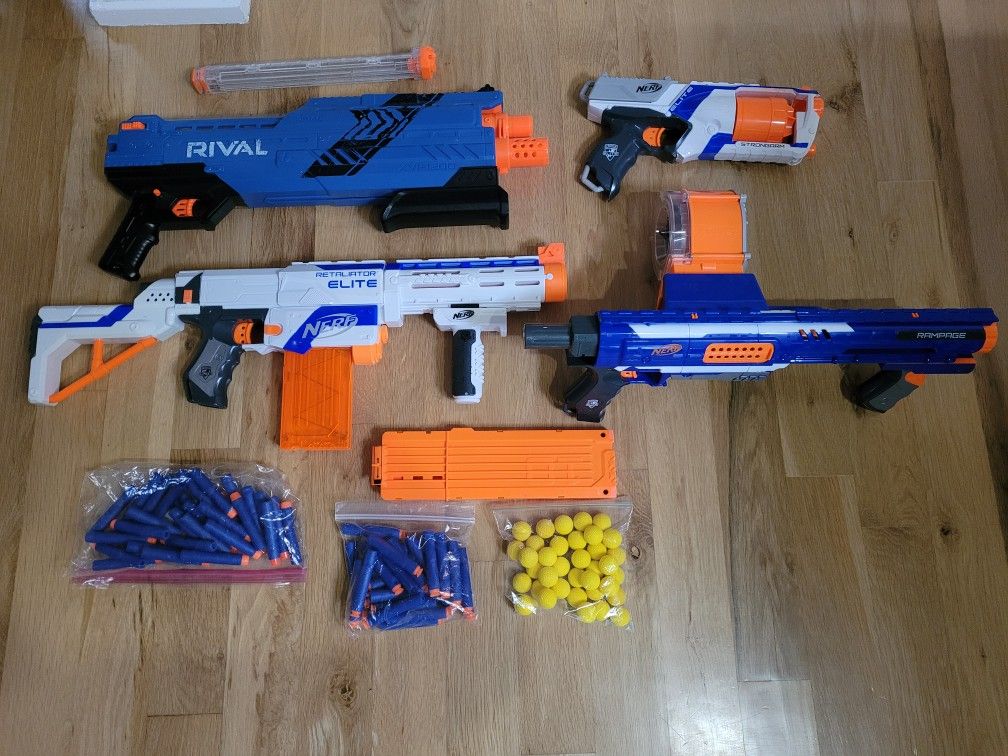 Collection of Nerf Guns