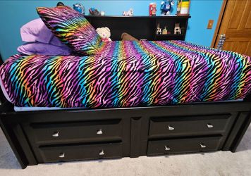 Full Captains Bed and Dresser