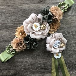  Mommy To Be Belt/ Maternity Sash/ Cinto De Maternidad/ Baby Shower Ideas/ Handmade/ Hecho A Mano