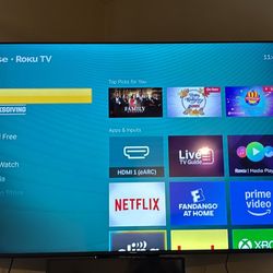 75” Hisense smart Tv