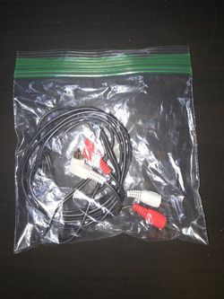 Red & White Input Output Miscellaneous Cord
