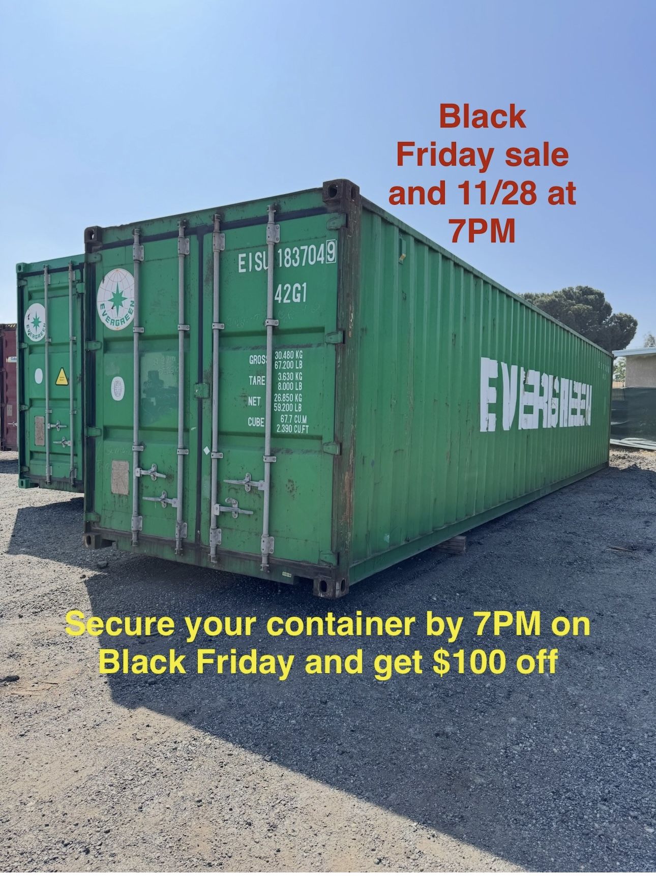 40 Foot Shipping Containers WWT