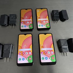 Samsung Galaxy A01 UNLOCKED 64GB Like New $80 Each 