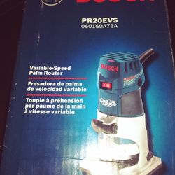 Bosch 1.0 Hp. Variable Speed Palm Router