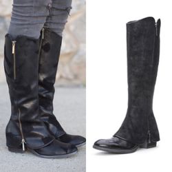Donald J Pliner Devi Black Boots Size 8