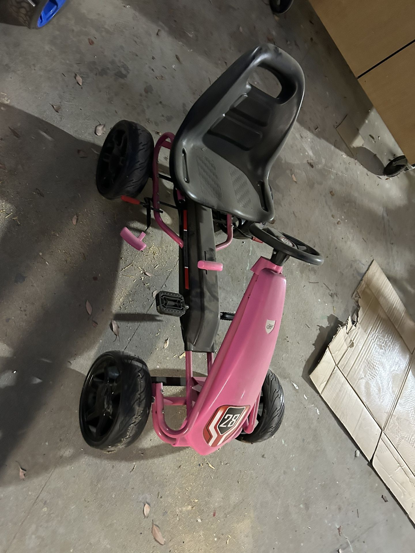 PINK PEDAL CAR