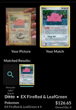 Ditto Exfirered & Leafgreen  Pokemon
