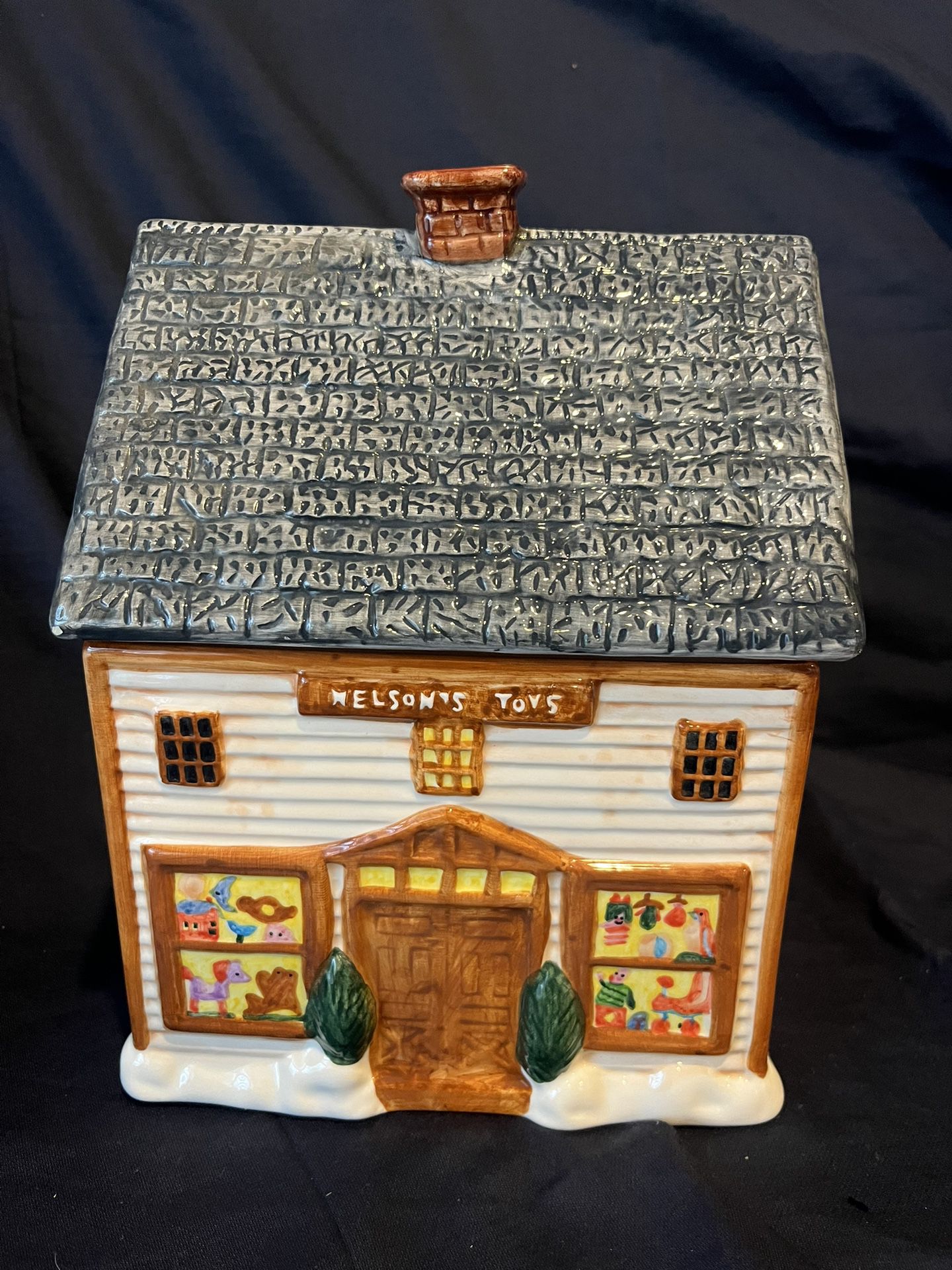 Vintage Toy Shop Cookie Jar Frialingers Fudge