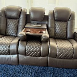 Couch 3 Seat Theater Seating  