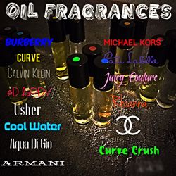 Men and Women Cologne/Perfume Oil Fragrances