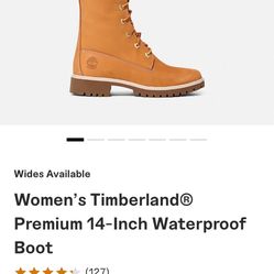 Woman’s Timberland 14” Boots Size 10.