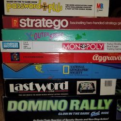 Vintage Board Games (Sold Separately)