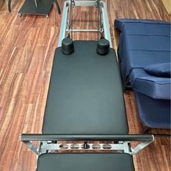 New in Box Foldable Pilates Reformer Machine for Home and Gym 300 lbs Cap Pilate 