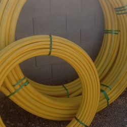 P..E GAS LINE 1.5" &  3/4" ROLLS 250FT.
