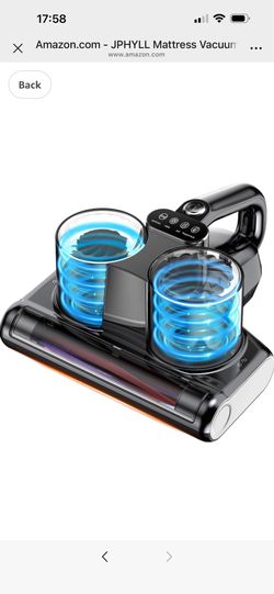 Brand new in box unopened    Mattress Vacuum Bed Vacuum Cleaner 16Kpa Suction 253.7nm UV-C Light, 140°F Heated Air, 30000 RPM Brushroll, Ultrasonic, H