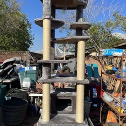 Cat Tree Kitty Condo Scratcher 65 Inches High 24 Inches Width 