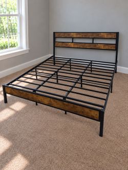 Queen Bed Frame. No Mattress