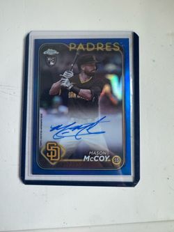 Mason McCoy autographed numbered￼ to 150 rookie card